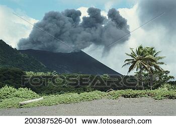 Stock Photography - vanuatu, tafea, 
tanna island, 
ipeukel, smoke 
coming from yasur 
volcano. fotosearch 
- search stock 
photos, pictures, 
images, and photo 
clipart
