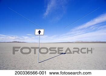 Stock Photography - arrow sign in 
dry lake bed. 
fotosearch - search 
stock photos, 
pictures, images, 
and photo clipart