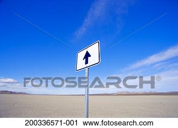 Stock Photography - arrow sign in 
dry lake bed. 
fotosearch - search 
stock photos, 
pictures, images, 
and photo clipart