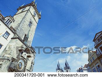 Stock Photography - czech republic, 
prague, old town 
hall and astrological 
clock. fotosearch 
- search stock 
photos, pictures, 
images, and photo 
clipart