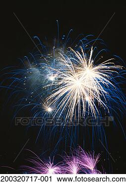 Stock Photography - fireworks display, 
night (long exposure). 
fotosearch - search 
stock photos, 
pictures, images, 
and photo clipart