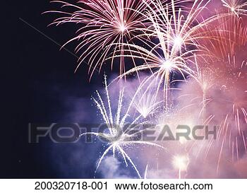 Stock Photography - fireworks display, 
night (long exposure). 
fotosearch - search 
stock photos, 
pictures, images, 
and photo clipart
