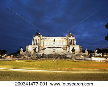 Stock Photography - italy, rome, victor 
emmanuel monument, 
illuminated, dusk. 
fotosearch - search 
stock photos, 
pictures, images, 
and photo clipart