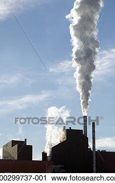 Stock Photography - smoke emissions 
from a factory 
smoke stack. fotosearch 
- search stock 
photos, pictures, 
images, and photo 
clipart