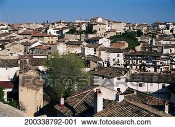 Stock Photography - spain, chinchon, 
townscape  view 
of across rooftops. 
fotosearch - search 
stock photos, 
pictures, images, 
and photo clipart