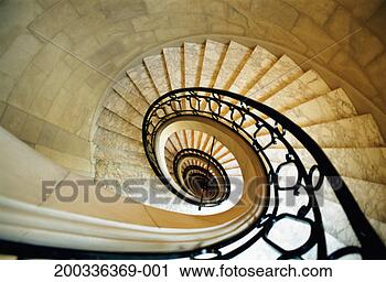 Stock Photography - spiral staircase, 
elevated view. 
fotosearch - search 
stock photos, 
pictures, images, 
and photo clipart