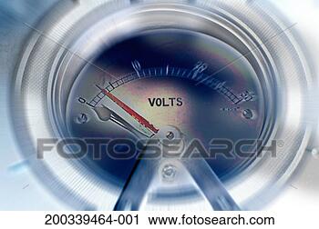 Stock Photography - volt meter, close-up 
(soft focus). 
fotosearch - search 
stock photos, 
pictures, images, 
and photo clipart