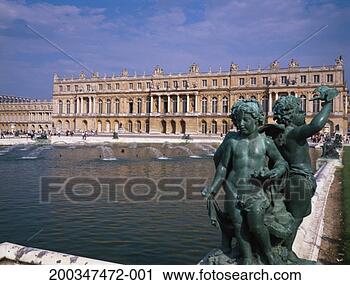 Stock Photography - france, versailles, 
neptune fountain 
in front of versailles 
castle. fotosearch 
- search stock 
photos, pictures, 
images, and photo 
clipart