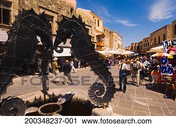 Stock Photography - greece, rhodes 
island, rhodes, 
jewish martyrs 
square. fotosearch 
- search stock 
photos, pictures, 
images, and photo 
clipart