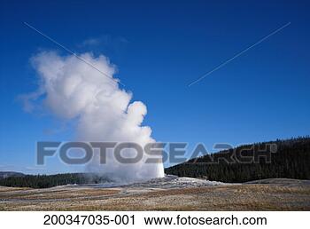 Stock Photography - usa, wyoming, 
yellowstone national 
park, old faithful. 
fotosearch - search 
stock photos, 
pictures, images, 
and photo clipart