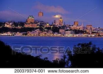 Stock Photography - canada, quebec, 
quebec city, skyline 
and st lawrence 
river at dawn. 
fotosearch - search 
stock photos, 
pictures, images, 
and photo clipart