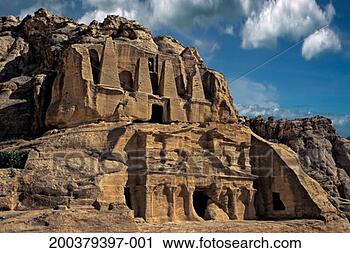 Stock Photography - jordan, petra, 
palace tomb. fotosearch 
- search stock 
photos, pictures, 
images, and photo 
clipart