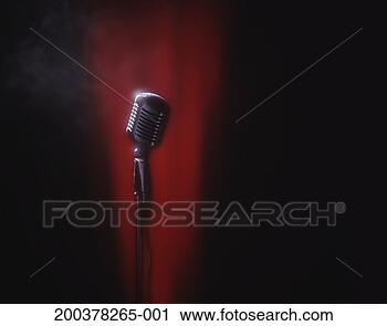 Stock Photography - retro microphone. 
fotosearch - search 
stock photos, 
pictures, images, 
and photo clipart