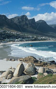 Stock Photography - south africa, 
cape town, camps 
bay and twelve 
apostles mountain 
range. fotosearch 
- search stock 
photos, pictures, 
images, and photo 
clipart