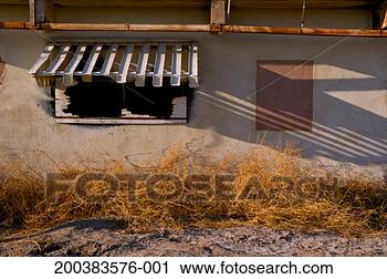 Stock Photography - tumbleweeds in 
front of derelict 
stucco house. 
fotosearch - search 
stock photos, 
pictures, images, 
and photo clipart