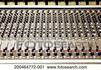 Stock Photography - audio mixing board, 
close-up. fotosearch 
- search stock 
photos, pictures, 
images, and photo 
clipart