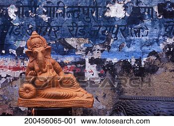 Stock Photography - india, rajastan, 
jaipur, figure 
of ganesh, hindu 
figure, close-up. 
fotosearch - search 
stock photos, 
pictures, images, 
and photo clipart