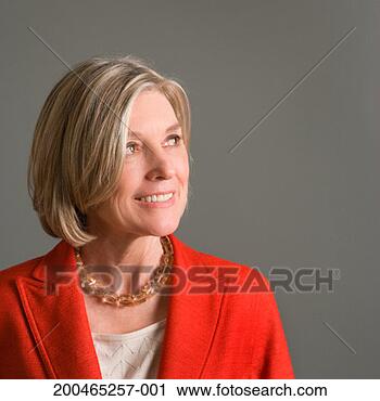 Stock Photography - mature business 
woman, close-up. 
fotosearch - search 
stock photos, 
pictures, images, 
and photo clipart
