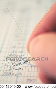 Stock Photography - pencil writing 
accounts information, 
(differential 
focus)close-up. 
fotosearch - search 
stock photos, 
pictures, images, 
and photo clipart