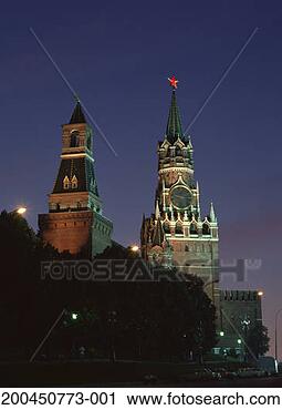 Stock Photography - russia, moscow, 
red square, savior 
tower. fotosearch 
- search stock 
photos, pictures, 
images, and photo 
clipart