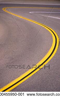 Stock Photography - usa, california, 
highway 1, twisting 
road line, close-up. 
fotosearch - search 
stock photos, 
pictures, images, 
and photo clipart