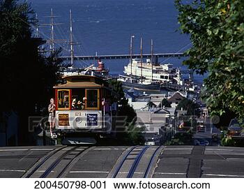 Stock Photography - usa, california, 
san francisco, 
tram. fotosearch 
- search stock 
photos, pictures, 
images, and photo 
clipart