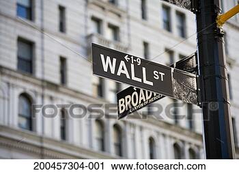 Stock Photography - usa, new york, 
new york city, 
lower manhattan, 
wall steet sign. 
fotosearch - search 
stock photos, 
pictures, images, 
and photo clipart