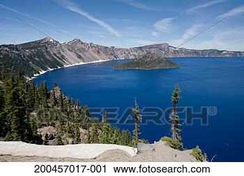 Stock Photography - usa, oregon, crater 
lake np, crater 
lake, elevated 
view. fotosearch 
- search stock 
photos, pictures, 
images, and photo 
clipart