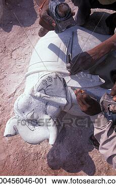 Stock Photography - white marble elephant 
being carved, 
close-up, elevated 
view. fotosearch 
- search stock 
photos, pictures, 
images, and photo 
clipart