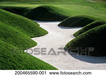 Stock Photography - sand trap on golf 
course. fotosearch 
- search stock 
photos, pictures, 
images, and photo 
clipart