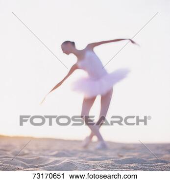 Stock Photography - ballerina on beach 
(defocussed). 
fotosearch - search 
stock photos, 
pictures, images, 
and photo clipart