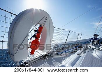 Stock Photography - life preserve 
on sailing boat. 
fotosearch - search 
stock photos, 
pictures, images, 
and photo clipart