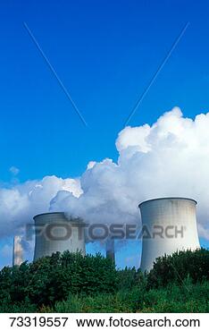 Picture - nuclear cooling 
towers, low angle 
view. fotosearch 
- search stock 
photos, pictures, 
images, and photo 
clipart