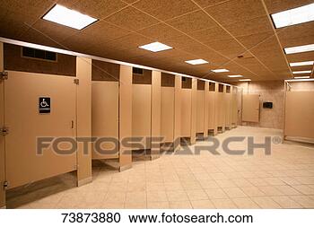 Stock Photography - toilet stalls 
in a public restroom, 
delaware, usa. 
fotosearch - search 
stock photos, 
pictures, images, 
and photo clipart