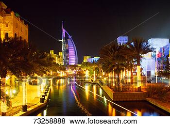 Stock Photo - united arab emirates, 
dubai, burj al 
arab at dusk. 
fotosearch - search 
stock photos, 
pictures, images, 
and photo clipart