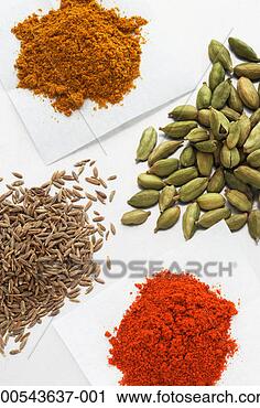 Stock Photography - assorted spices 
and curry powder, 
close-up. fotosearch 
- search stock 
photos, pictures, 
images, and photo 
clipart