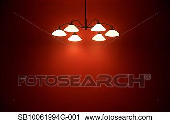 Arquivo de Fotografia - iluminado,  teto, 
 luz,  vermelho, 
 sala. fotosearch 
- busca de fotos, 
imagens e clipart