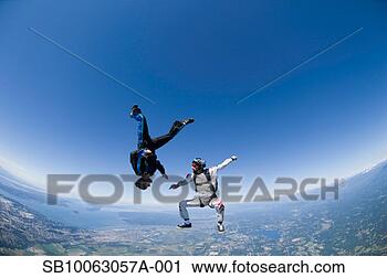 Stock Photography - two skydivers 
freefalling. fotosearch 
- search stock 
photos, pictures, 
images, and photo 
clipart