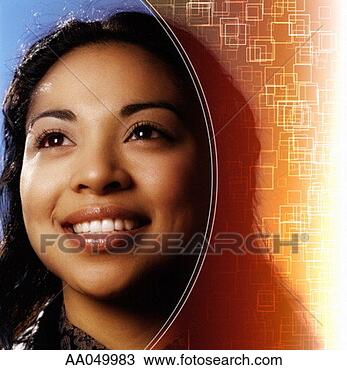 Drawing - close-up portrait 
of young woman. 
fotosearch - search 
clipart, illustration, 
drawings and vector 
eps graphics images