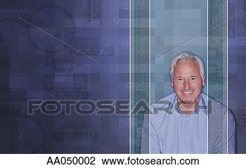 Clip Art - portrait of mature 
man. fotosearch 
- search clipart, 
illustration, 
drawings and vector 
eps graphics images