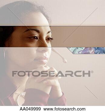 Stock Illustration - young woman wearing. 
fotosearch - search 
clipart, illustration, 
drawings and vector 
eps graphics images