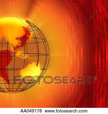 Stock Illustration - globe focusing 
on asia and australia. 
fotosearch - search 
clipart, illustration, 
drawings and vector 
eps graphics images
