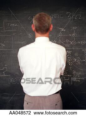 Stock Photo - man looking at 
equations on blackboard. 
fotosearch - search 
stock photos, 
pictures, images, 
and photo clipart