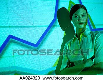 Stock Photography - woman and a computer 
graphics projection. 
fotosearch - search 
stock photos, 
pictures, images, 
and photo clipart
