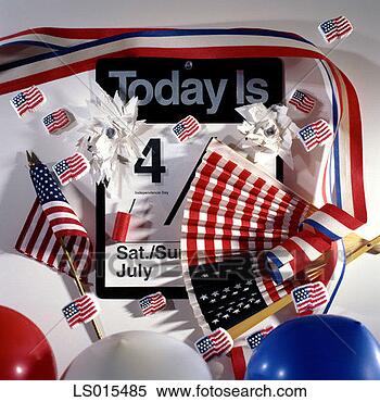 Stock Image - calendar - fourth 
of july. fotosearch 
- search stock 
photos, pictures, 
images, and photo 
clipart
