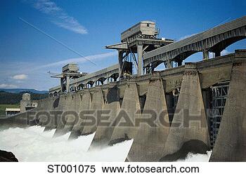 Stock Image - bonneville dam. 
fotosearch - search 
stock photos, 
pictures, images, 
and photo clipart