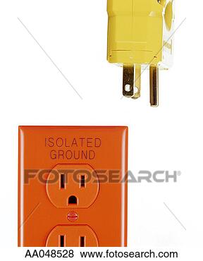 Stock Photo - electric plug 
and socket. fotosearch 
- search stock 
photos, pictures, 
images, and photo 
clipart