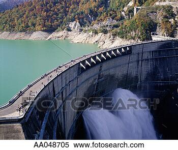 Stock Image - kuroyon dam, kurobe, 
japan. fotosearch 
- search stock 
photos, pictures, 
images, and photo 
clipart