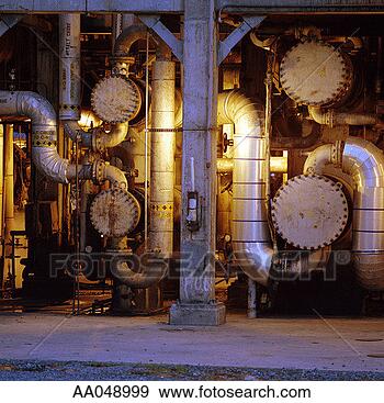 Stock Photograph - machinery at oil 
refinery. fotosearch 
- search stock 
photos, pictures, 
images, and photo 
clipart