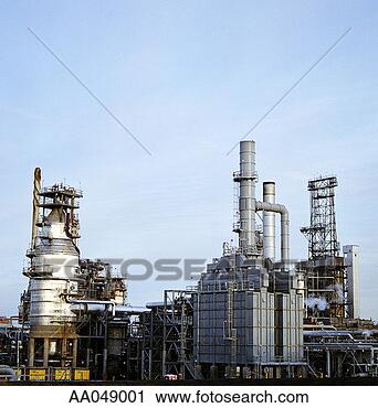 Stock Photography - oil refinery. 
fotosearch - search 
stock photos, 
pictures, images, 
and photo clipart